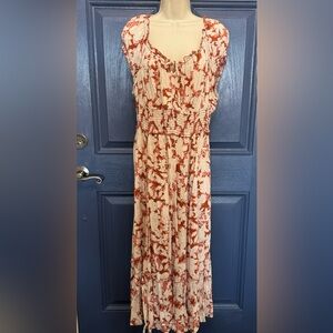 Old Navy Women’s Smocked  Boho Maxi Dress Large